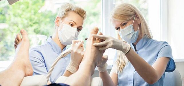 Podiatrists will be able to help in the treatment of toenail fungus. 