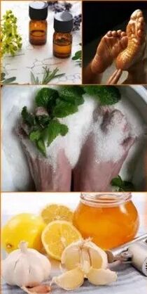 Folk remedies for fungus between the fingers.