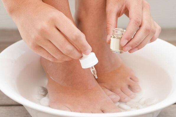 Using iodine to treat toenail fungus.